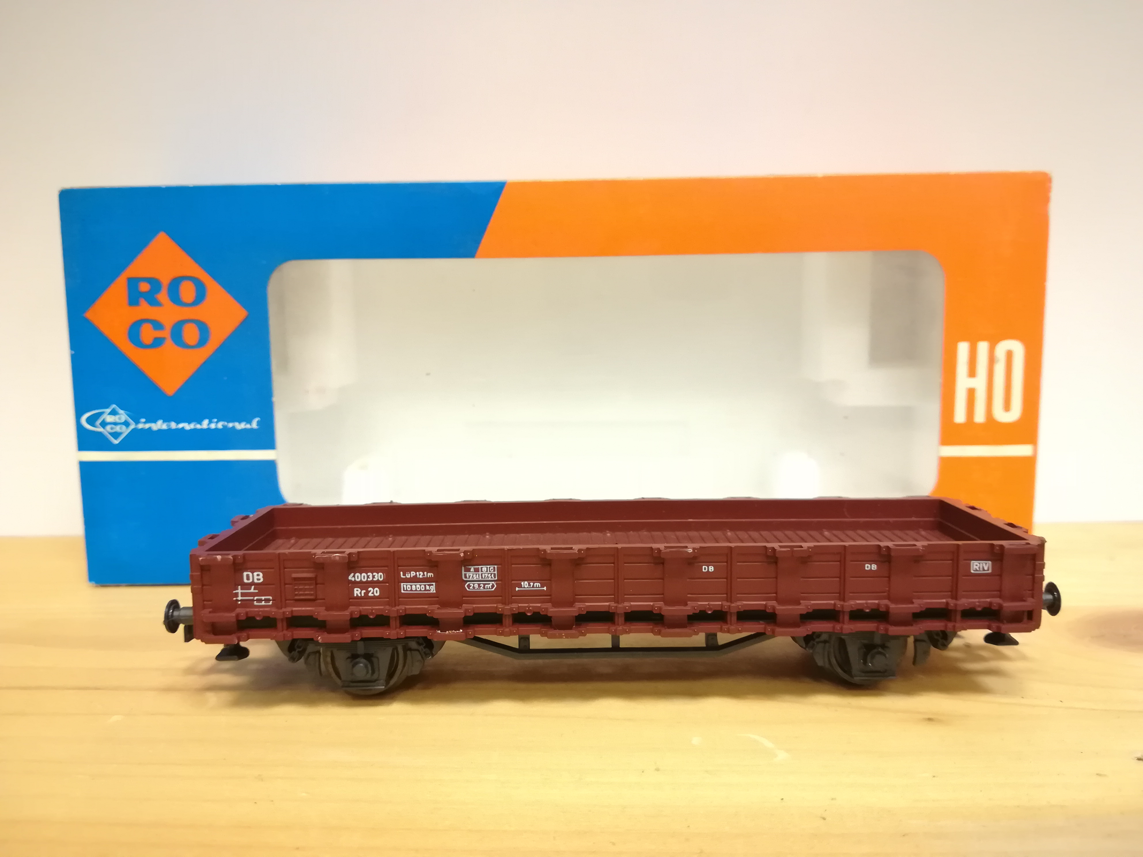 H0 ROCO - Plošinový vůz Rr 20 DB (2)