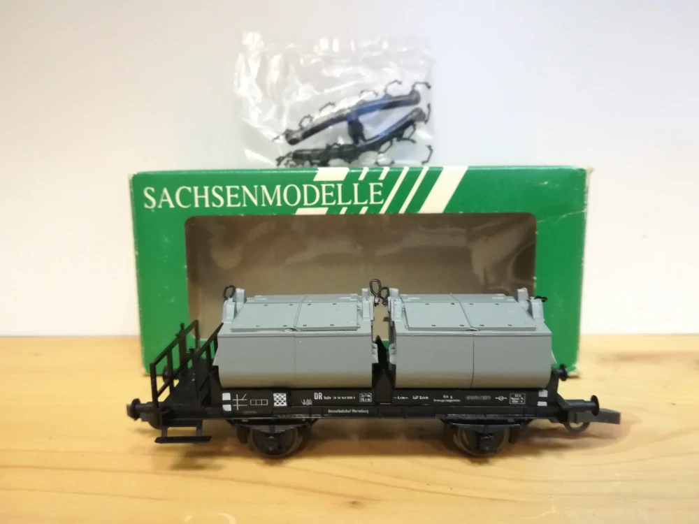 H0 Sachsenmodelle - Korečkový vůz DR