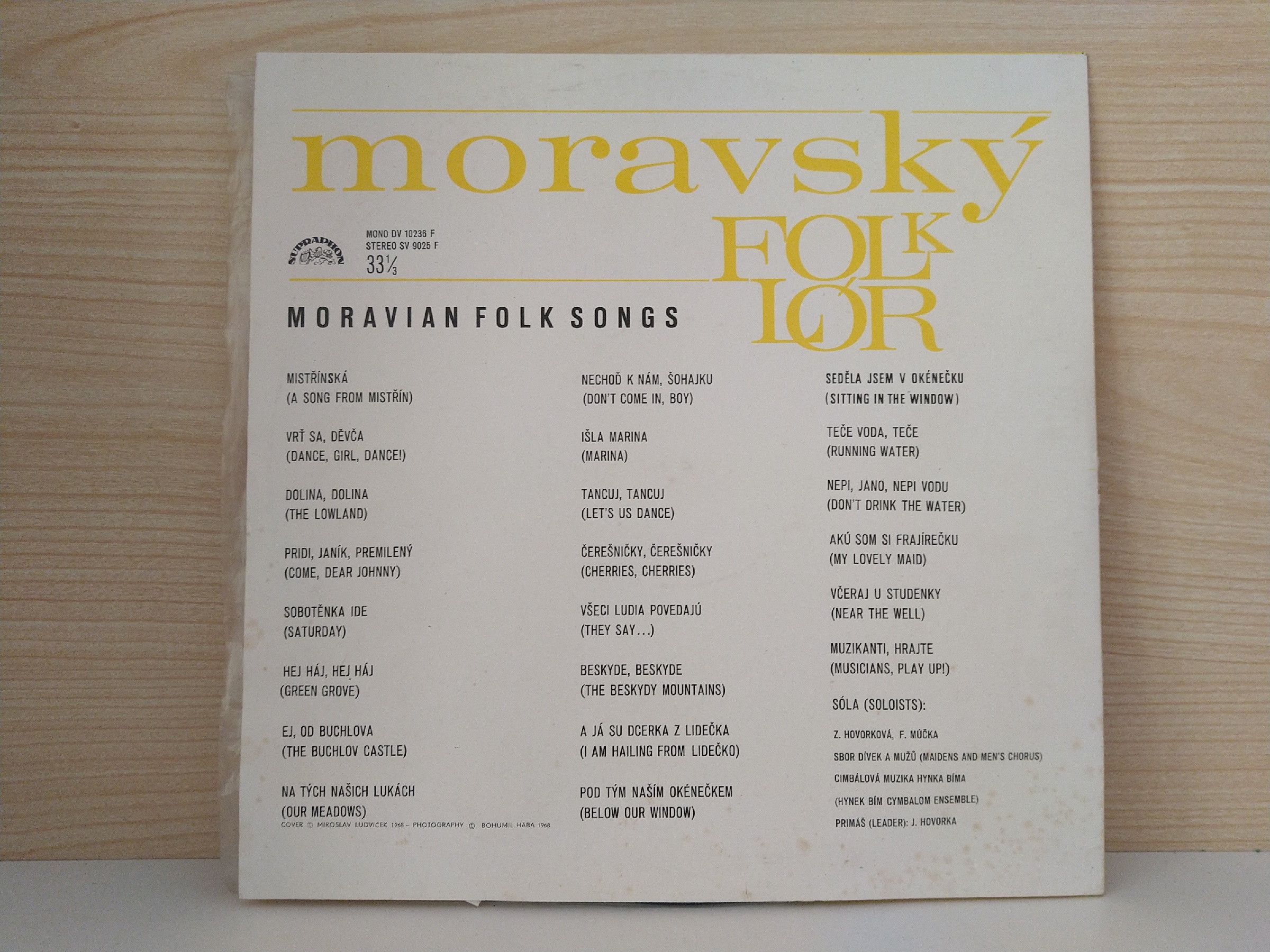 Supraphon - Moravský folklór