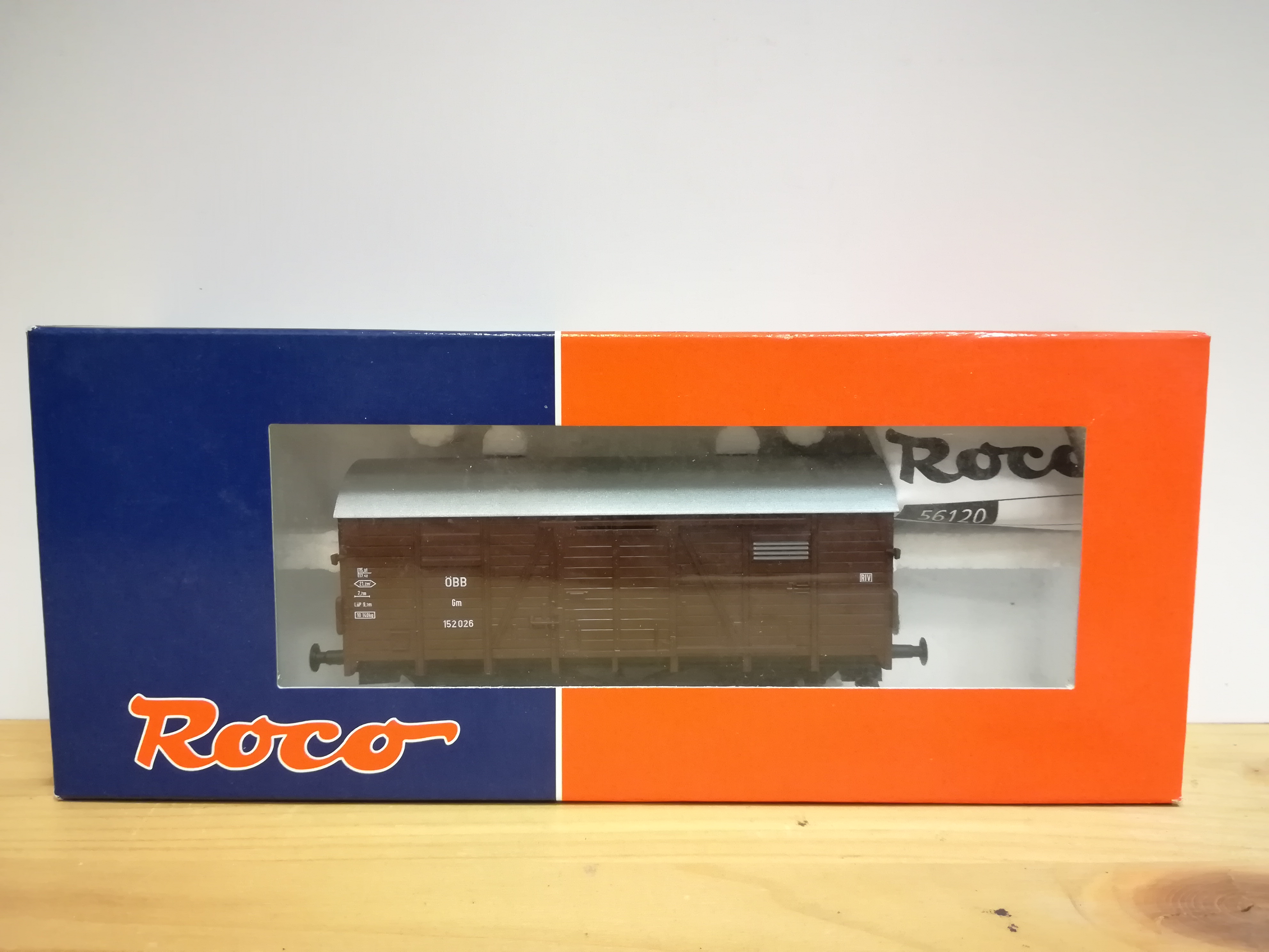 H0 ROCO - Uzavřený nákladní vůz Gm ÖBB