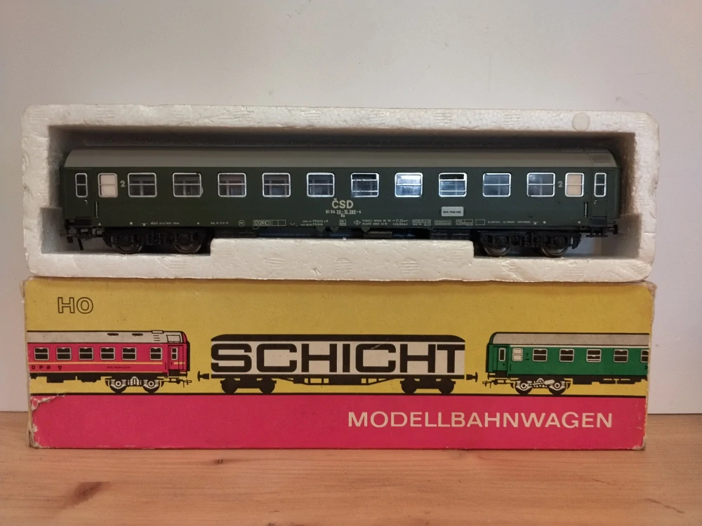 H0 Schicht - Rychlíkový vůz 2.tř. Ba ČSD