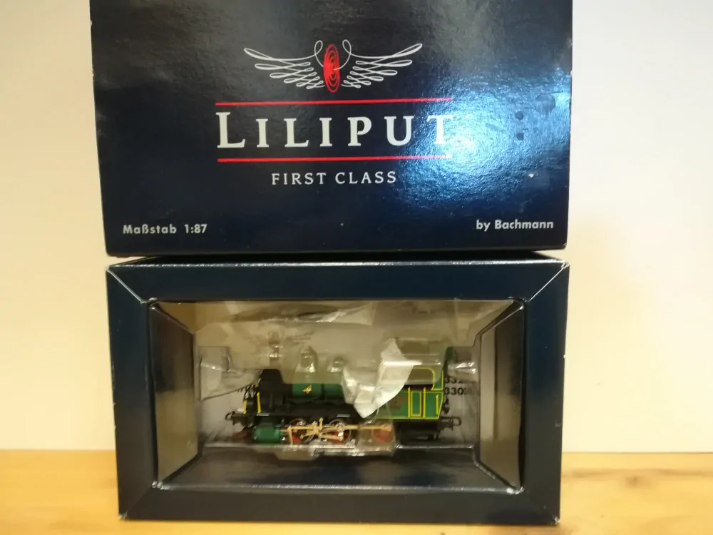 H0 Liliput - Parní lokomotiva Tigerli SBB E 3/3