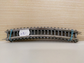 Modelová železnice H0 - Kolej papírová oblouk 17 cm